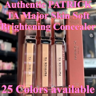 Authentic PATRICK TA Major Skin Soft Brightening Concealer 25Colors available