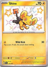Shinx Holo Shiny Rare SV: Paldean Fates 135/091 NM on eBay