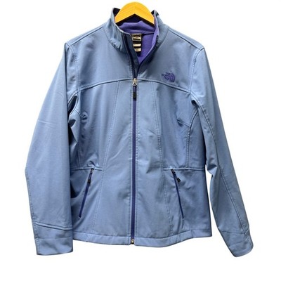 The North Face Softshell Jacket Womens XL Apex Orello Coastline Blue Outdoor