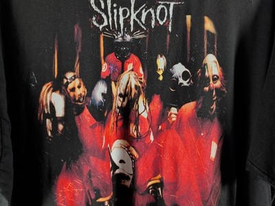 激レア 90s 1999年 Slipknot Tシャツ M スリップノット 初期 Vintage 1999 Slipknot Self Titled Album Graphic Band Tee Nu Metal