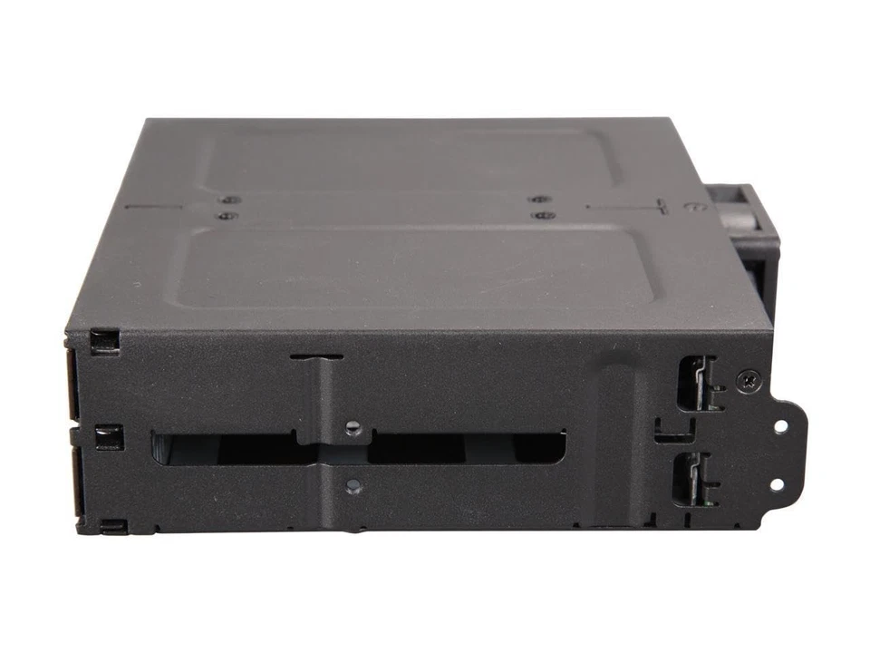 Black Hard Drive Enclosure 4 Bay 2.5 SAS SATA HDD SSD RAID External 5.25 Inch - Image 3 of 4