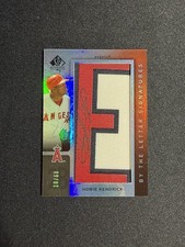 2007 Upper Deck SP Authentic Howie Kendrick By The Letter Auto /60