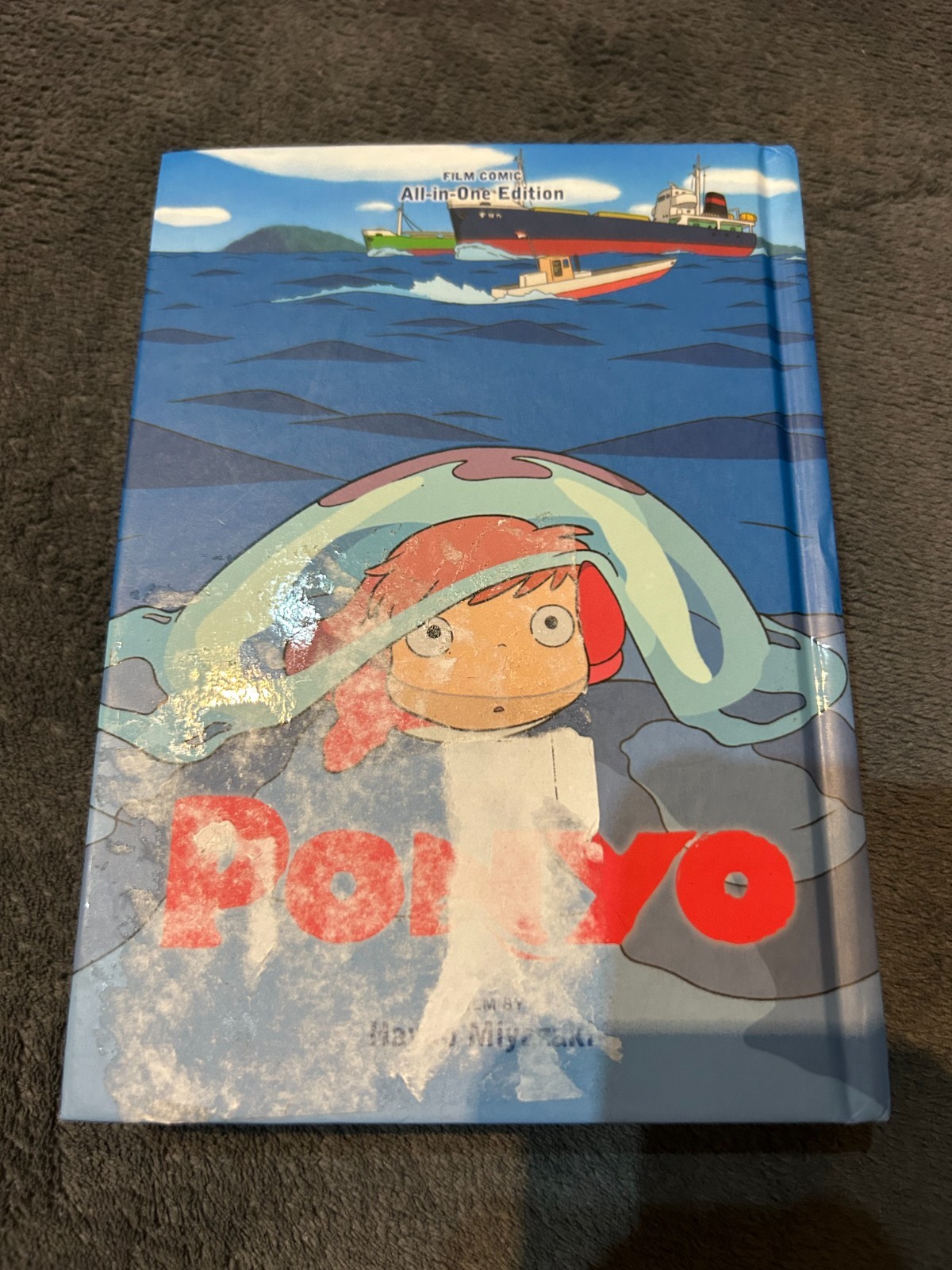 Ponyo Film Comic All-in-One Edition by Hayao Miyazaki (Hardback) Free P+P