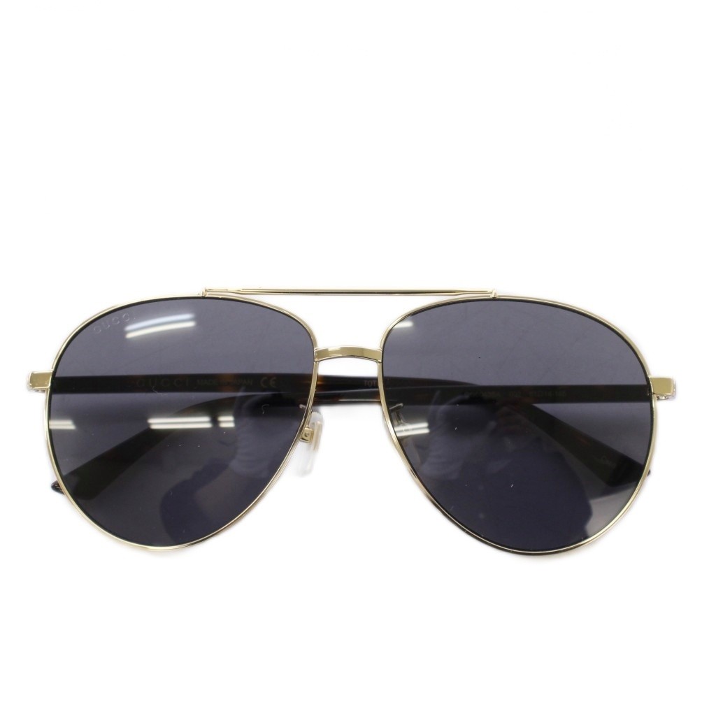 GUCCI Sunglasses Tortoiseshell 61 14 145 Brown Black GG0043SA KH OH Ladies