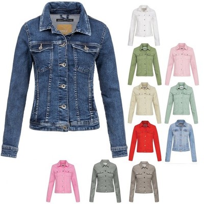 Only Damen Jeansjacke Jacke Damenjacke Denim Übergangsjacke Jeans Tia