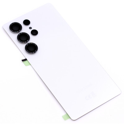 Original Samsung Akkudeckel Galaxy S25 Ultra Titanium White Silver Backcover