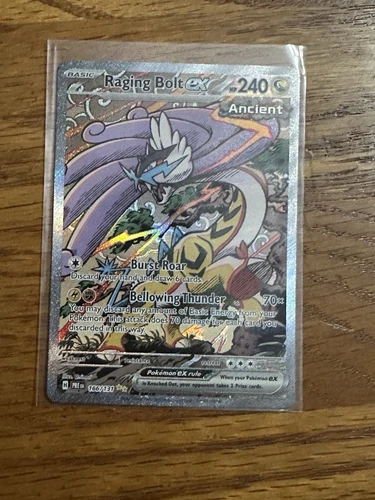 Raging Bolt Ex 166/131 Sv: Pokemon Scarlet & Violet Prismatic Evolutions Holo