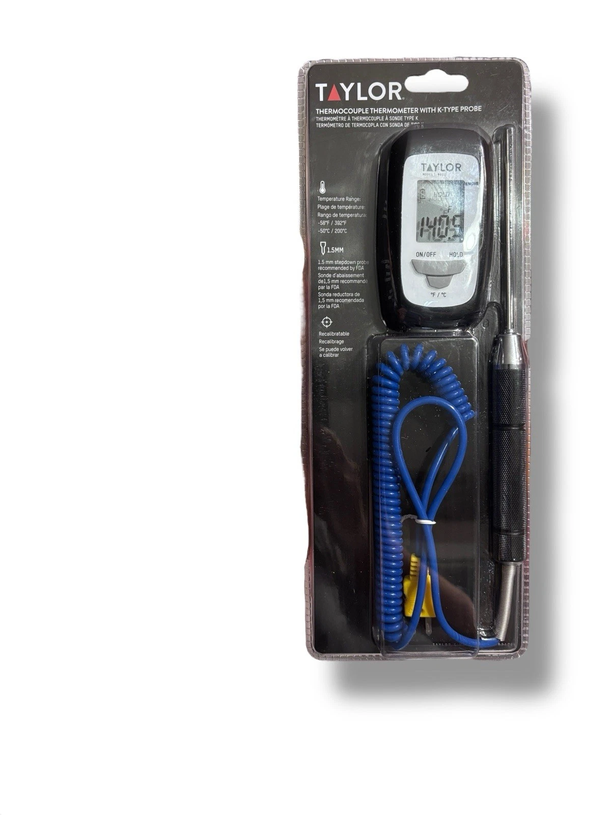TAYLOR 9821-PB Thermocouple Thermometer Kit NEW