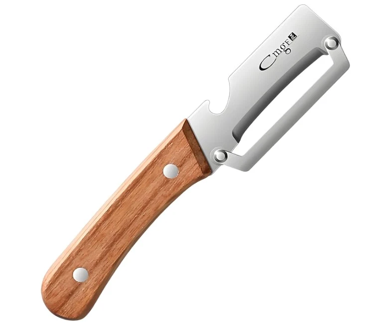 Premium Vegetable Peeler with Wooden Handle and Bottle Opener Stainless Steel
Opens in a new window