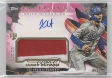 2023 Topps Inception Magenta 8/75 James Outman #IAP-JO Patch Auto 0g4