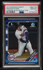 2019 Bowman Draft Chrome Blue Refractor /150 Spencer Steer PSA 10 GEM MT g6p