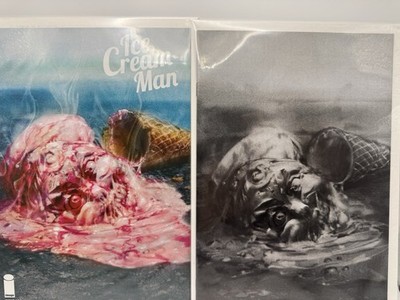 ICE CREAM MAN #26 DAVID ROMERO TRADE DRESS & B&W VIRGIN VARIANT SET 2021 NM