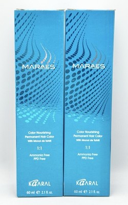2x Kaaral MARAES Nourishing Permanent Haircolor 11.0 High Lift Natural Blonde
