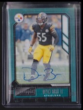 2020 Panini Playbook Signatures Devin Bush II Auto Pittsburgh Steelers #27