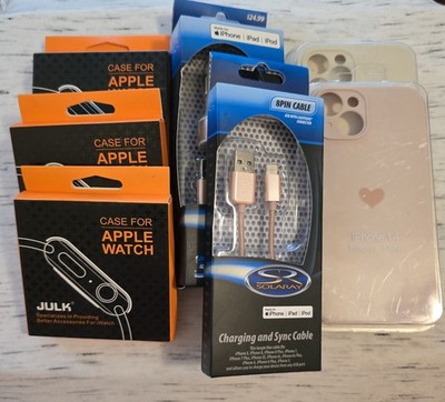 Lot of Apple Watch & iPhone Accessories   Julk TPU Cases, Silicone Phone Cases