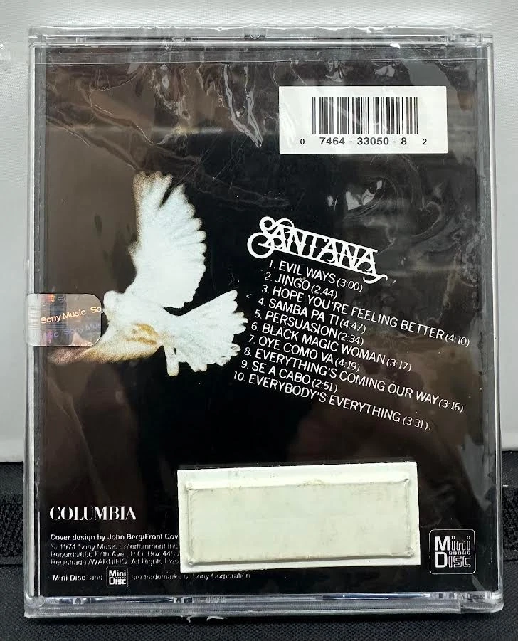 Santana "Greatest Hits" US Sony Columbia CM 33050 MiniDisc Mini Disc SEALED - Image 2 of 3