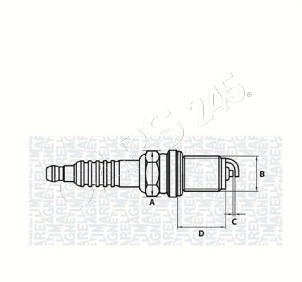 Spark Plug For RENAULT ROVER PEUGEOT CITROEN DACIA SUZUKI NISSAN FIAT