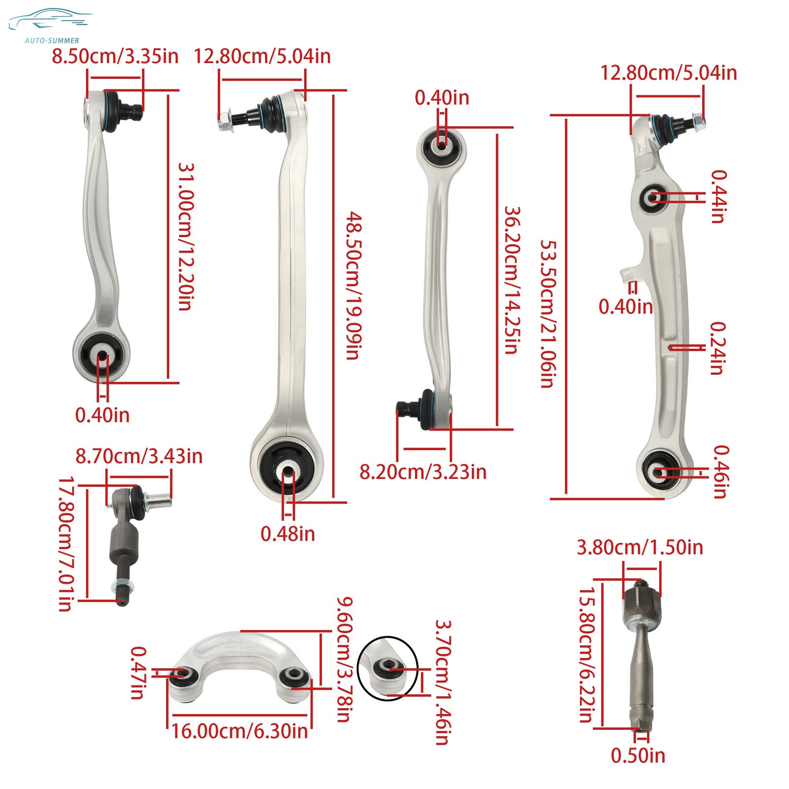 Bentley Continental Flying Spur 2004-2019 FRONT+RIGHT+LOWER Tie rod end
