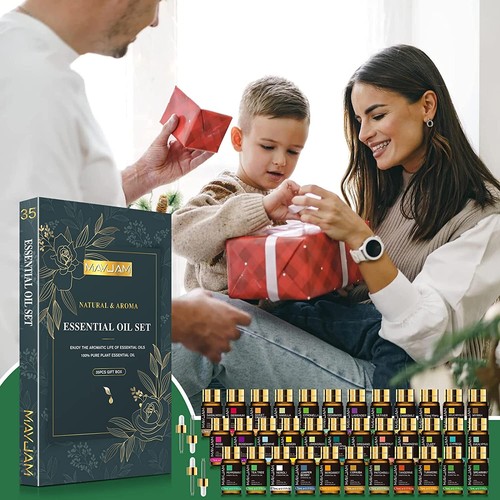 MAYJAM Ätherische Öle Set 35x 5ml Naturrein Aromatherapie Öl Duftöl für Diffuser - Bild 7 von 11