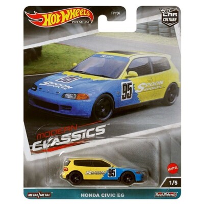 HONDA CIVIC EG SPOON SPORTS - Hot Wheels Car Culture Modern Classics 1:64  