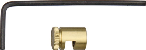 Kwik Thumb Stud - Brass KTS01757 0.4" long. 0.28" diameter. 1/8" blade slot. Bri