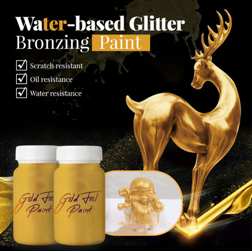 Wasserbasierte Glitzer Bräunungsfarbe