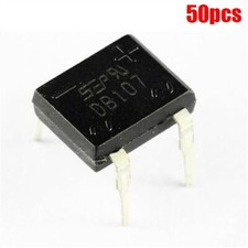 50pcs DB107 DB-107 1A 700V Bridge Rectifier Ic New zz