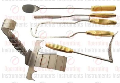 Abdominoplasty Retractor & Breast dissector Set of 6 Pcs,Brest instruments