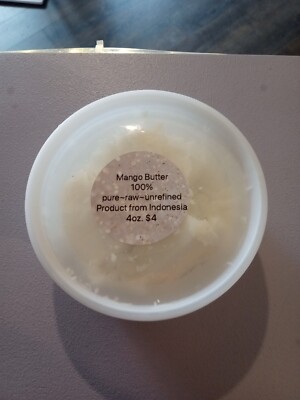 Raw Mango Butter 100% Pure Organic Natural Unrefined For Skin Body Hair 