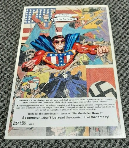 Guardians The Game of Heroic High Adventure - Superhero Role Playing 1991 - Rare - Picture 2 of 4