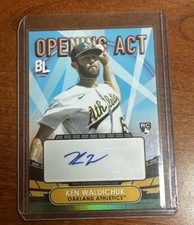 2023 Topps Big League KEN WALDICHUK Opening Act ROOKIE AUTOGRAPH #OAA-KW- OAK As