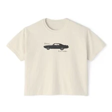 Crop Top Muscle Car GTO Cotton T-Shirt Drive