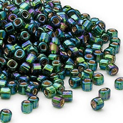 ⭐︎Bead⭐︎ 200 Rainbow Silver Lined Matsuno 6/0 Glass Seed Beads Spacer