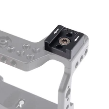 Hot Cold Shoe Mount Adapter Base 1/4"-20 Screw for DSLR Camera Cage Flash Light