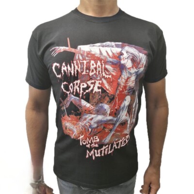 CANNIBAL CORPSE ''Tomb of the Mutilated'' Black T-Shirt deicide obituary