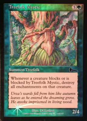 FOIL  Treefolk Mystic / Baumvolkmystiker  - URZA's LEGACY -  englisch  (exc)