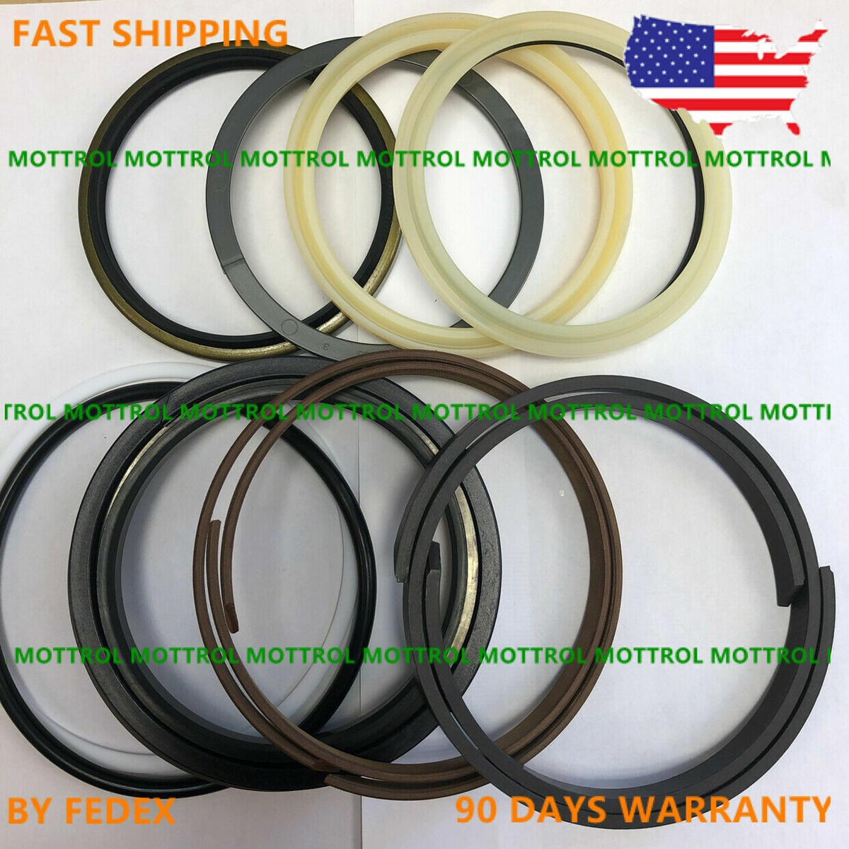 YJ01V00009R300 BLADE CYLINDER SEAL KIT FITS KOBELCO SK40SR | eBay
