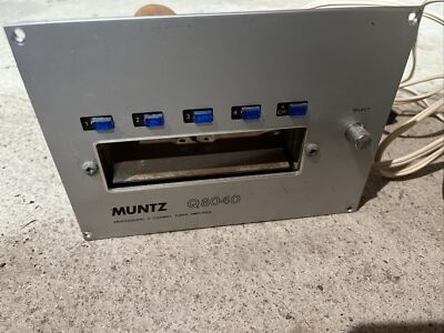 Vintage Muntz Q8040 Professional 4 Channel Tuner Amplifier | eBay