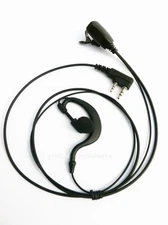 For Anytone AT-D868UV NSTIG-8R Ear Hanger Headset with K1 2 Prong Connector