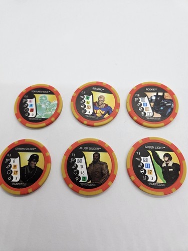 Set of 6 DC Wonder Woman 80th Anniversary Tokens / Poker Chips - Picture 2 of 5
