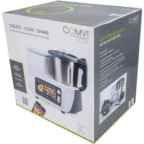 Comvi Küchenmaschine mit Kochfunktion WLANMixer Dampfgarer Multifunktional Waage - Bild 5 von 7