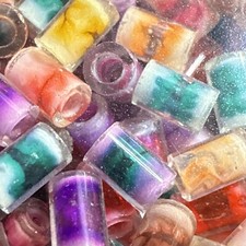 3mm Glass Tube Barrel Beads High Quality Ships From Usa 200 Pc.