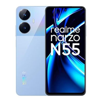 realme narzo N55 (Prime Blue, 6GB+128GB) 33W Segment Fastest Charging |