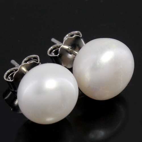 Perlas De Reina De 8.00 MM SLIVER WHITE Del Mar Del Sur De Indonesia 'Maluku' - Imagen 6 de 6