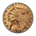 1926 G$2.50 Indian Head Gold Quarter Eagle - Some Luster - AU - SKU-G2468