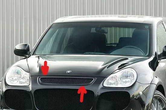 2004 porsche cayenne turbo front bumper deals