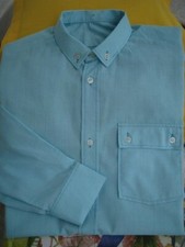 Shirt Excellent Condition Like New size 38 turquoise cotton