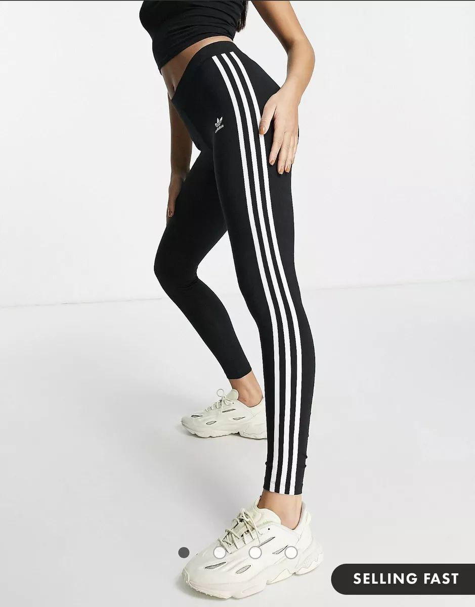 adidas Originals ADICOLOR 3-STRIPES LEGGINGS GN4504 Black