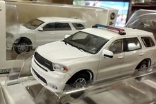 Greenlight PURSUIT 2022 DODGE DURANGO Police Plain LIGHTBAR SUV undercover