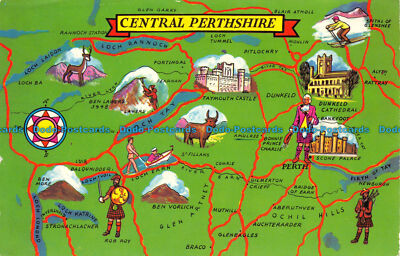 R153546 Central Perthshire. Map. 1971